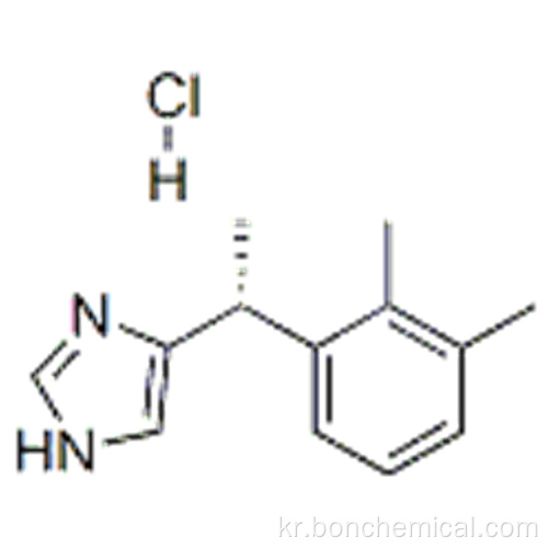 1H- 이미 다졸, 5- [1- (2,3- 디메틸 페닐) 에틸]-, 히드로 클로라이드 (1 : 1) CAS 86347-15-1